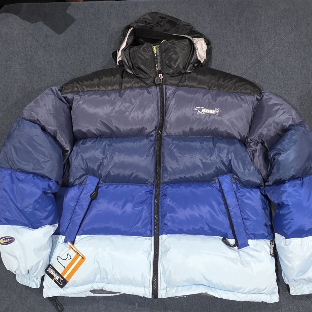 Bear USA Multi-Blue Puffer Jacket